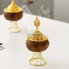 Octagonal Metal Incenses Burners Base Incenses Holder Home D57B