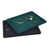 Jewelry Tray Show Stand Shop Organizer Velvet Solid Color Jewelry Display Tray Necklace Glasses Watch Display Props