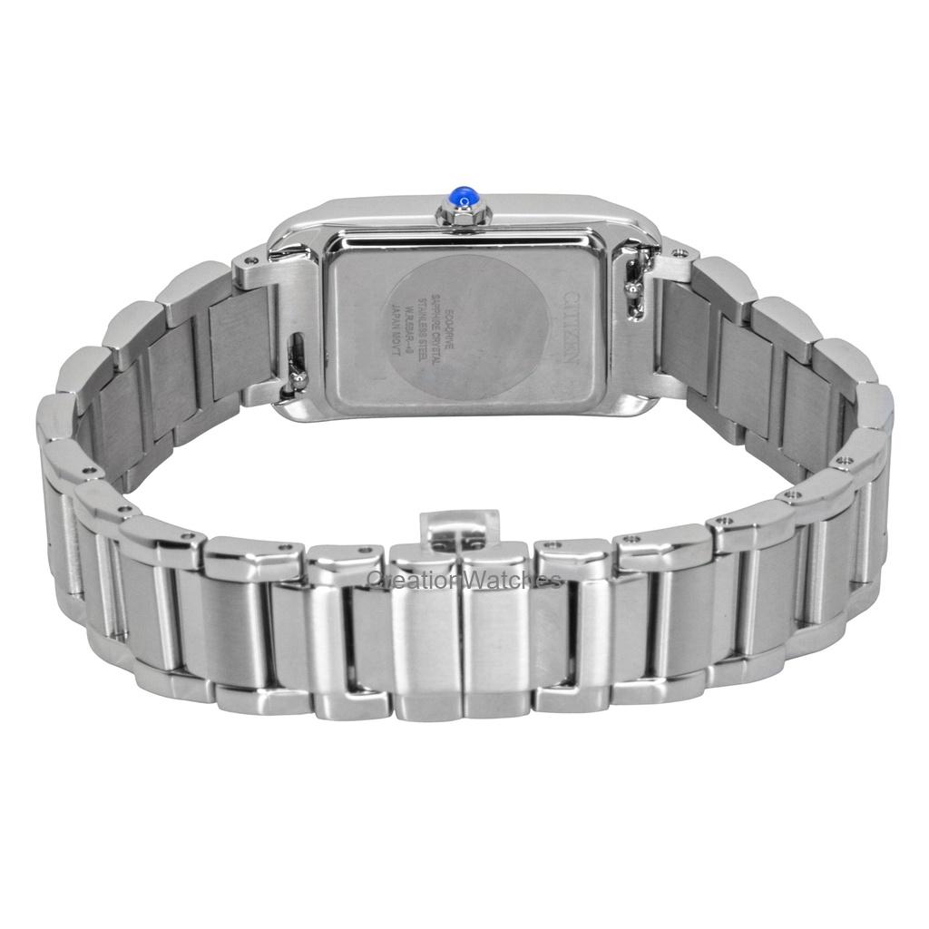 Citizen L Acier Inoxydable Cadran Argenté Eco-Drive EW5620-55A Montre pour Femme