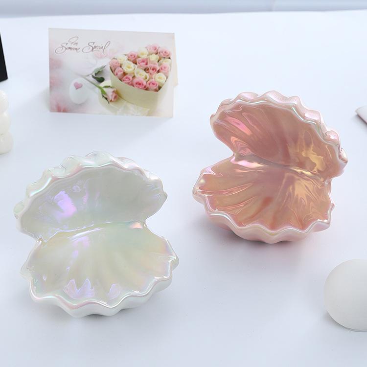 Veilleuse Céramique & Boîte à Bijoux - Décoration Aquarium Mignonne pour la Chambre des Enfants