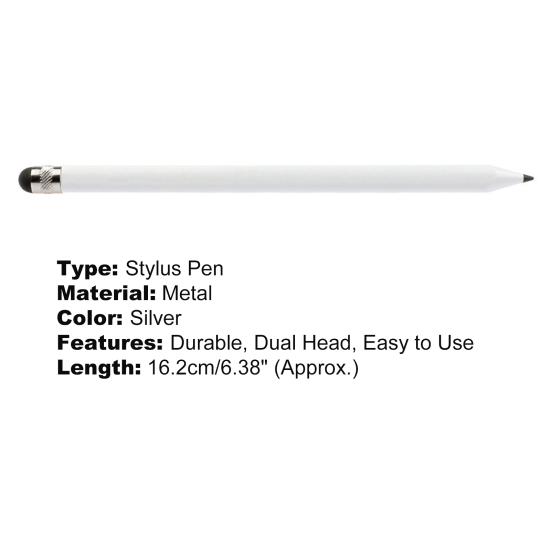 Stylus Pen Metal Dual Headed Touch Capacitive Pen Screen Pen for Phone Tablet