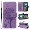 For Motorola Moto G05 4G Phone Case with Stand Cat Tree Pattern Leather Wallet Mobile Cover