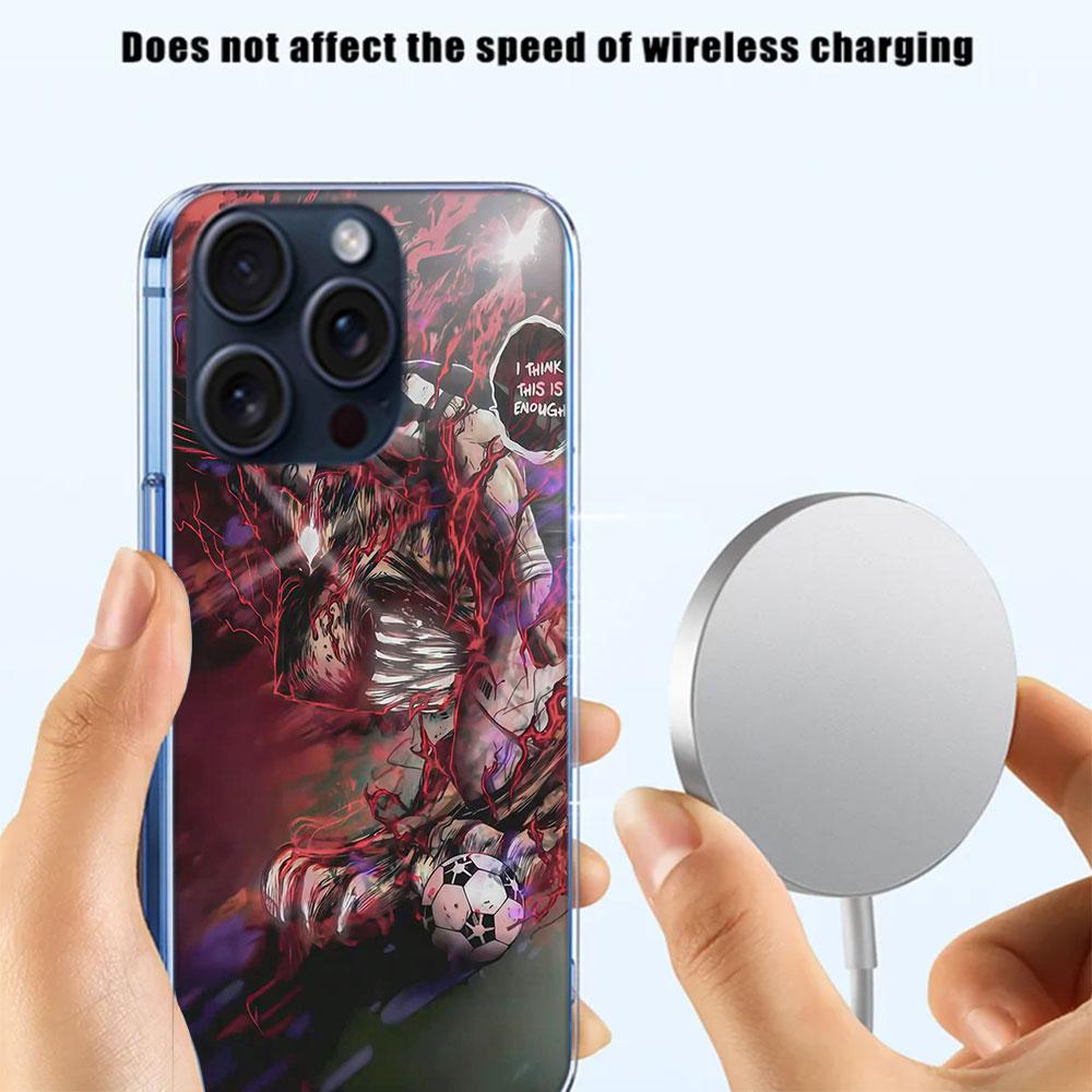 Blue Lock Anime Clear Phone Case For Iphone 17 Air 16 Pro Max 15 Pro 14 Plus 17E 16E 11 13 12 Mini Cover Cases Fundas Cell TPU C