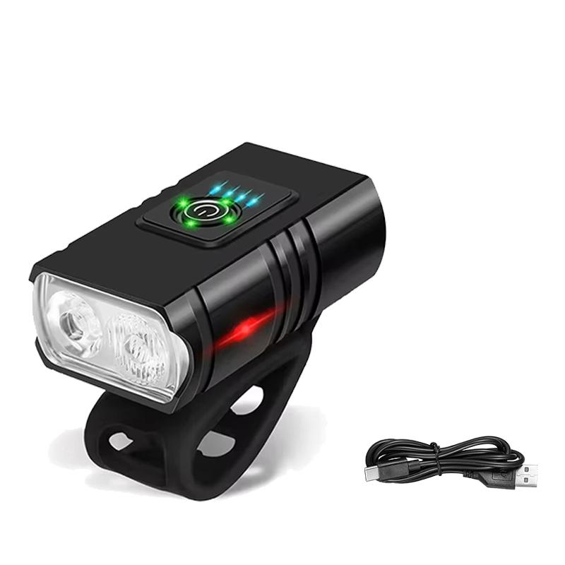 

Bicycle Light T6 LED Front USB Rechargeable MTB Mountain Bicycle Lamp Bike Headlight Flashlight Cycling Chain Cleaning Package