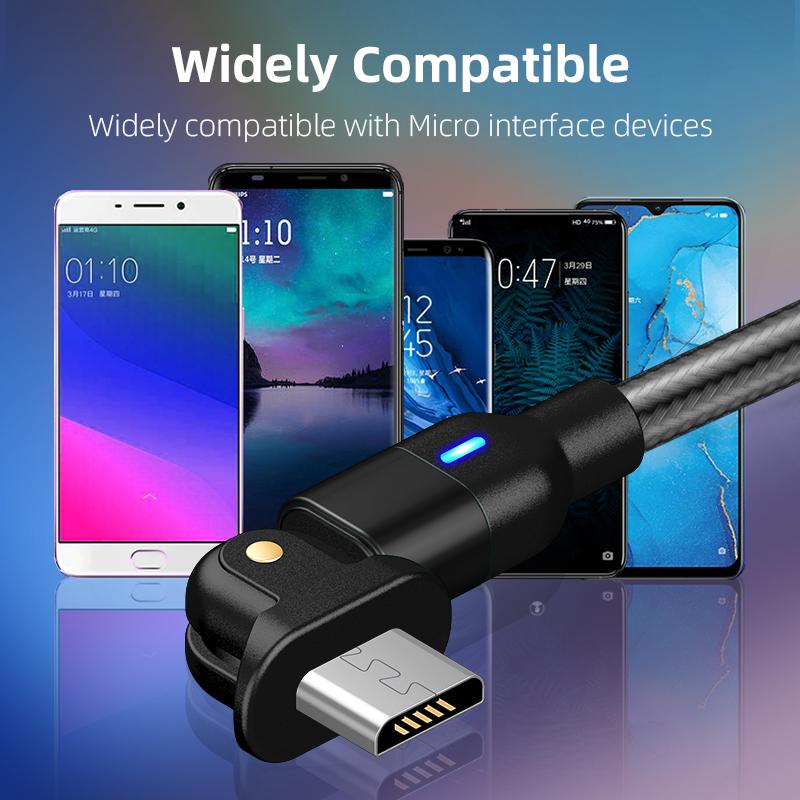 2024 Patent Private Model 0.5M 1M 2M 180 Degree Rotation Fast Charging Micro C Computer Compatible Pure Copper Conductor Data