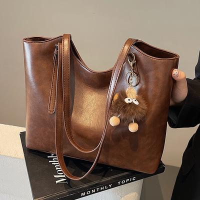 Large Capacity Bag Women's New Shoulder Bag Fashion Casual Versatile Commuter Tote Bag