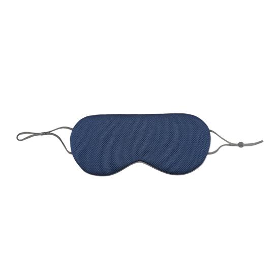 

Double-sided Eye Mask with Adjustable Ear Straps Men Women Light Blocking Eye Cover Breathable Travel Naps Sleeping Blackout Blindfold темно-синього кольору