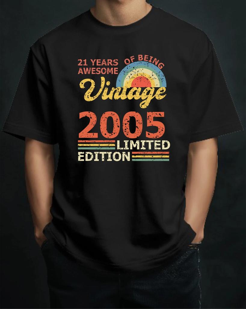 Custom 2005 Limited Edition Shirt, Vintage Birthday Shirt, Personalized Birthday