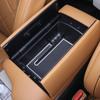 1PCS Car Central Armrest Box Front Row Rear Row Storage Box Control Cover Trim For Genesis GV80 2025 2026 Car Tuning