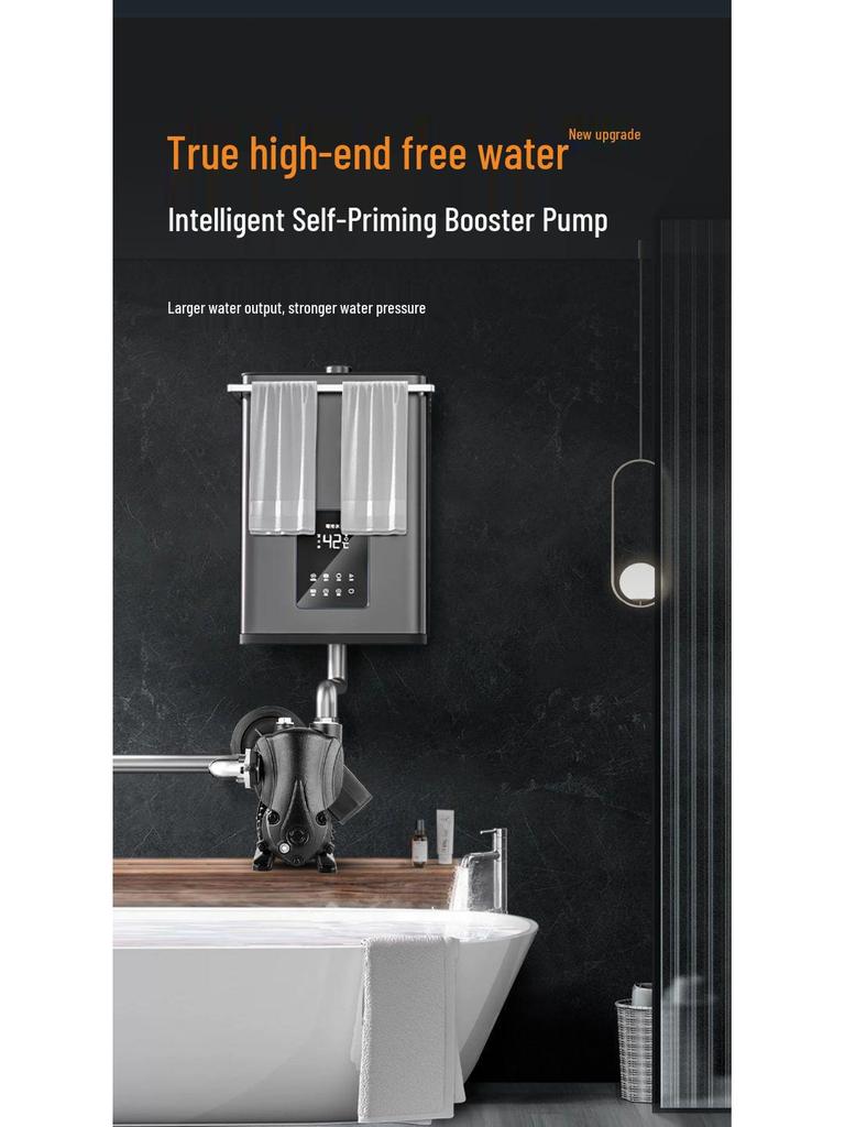 Intelligent Whole House Automatic Water Booster Pump for Bathrooms & Solar Showers