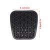 2pcs Brake Clutch Rubber Pedal Antislip Foot Pad Protector Cover for Opel Vauxhall Astra J Vectra B Insignia Zafira Holden