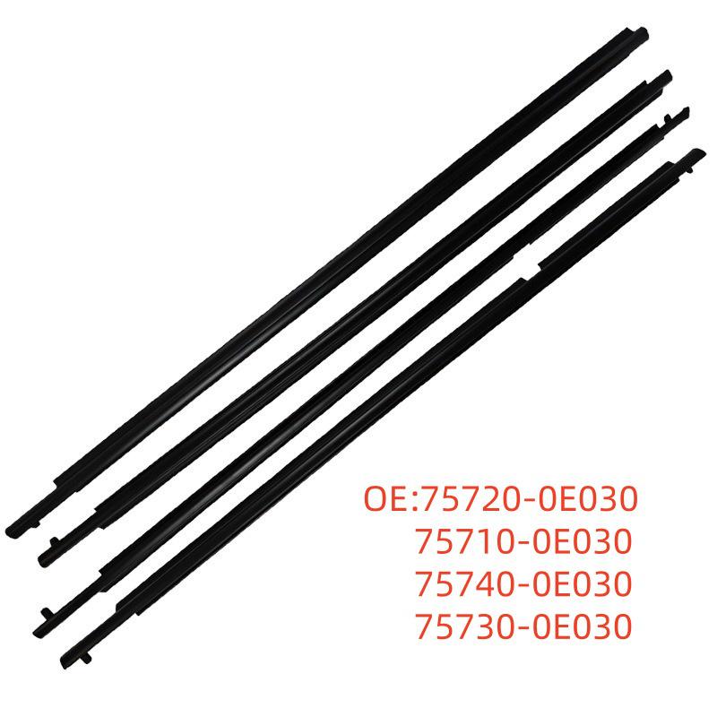 Toyota 09-11 Waterproof Car Glass Seal Strip for Exterior Gaps