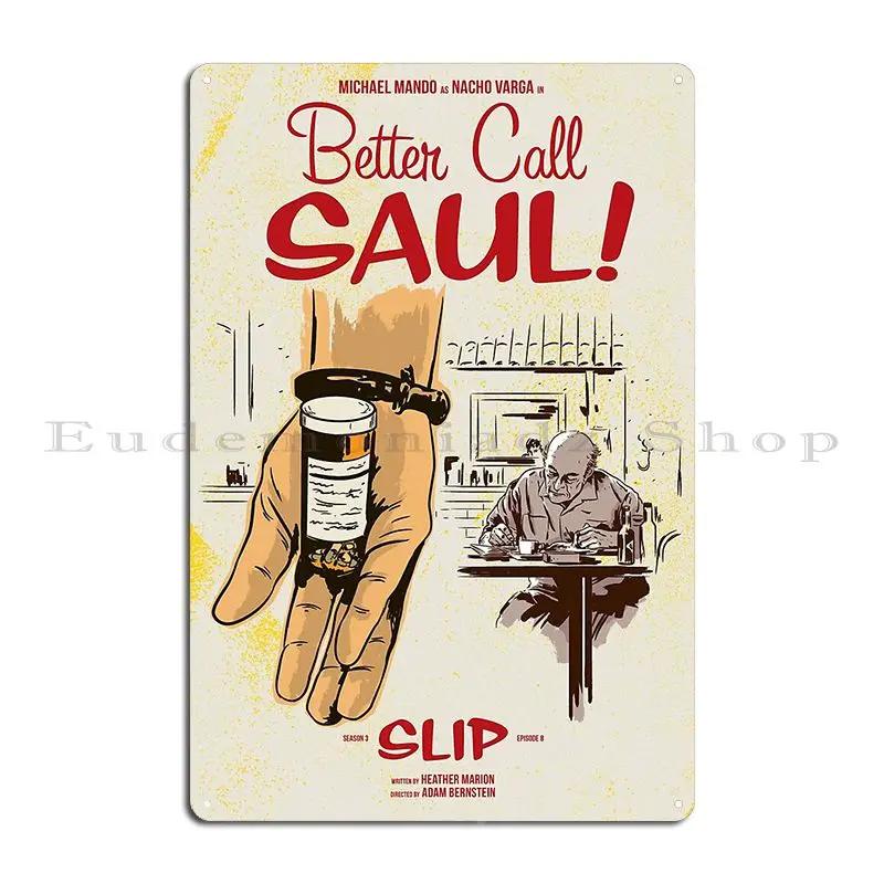 Better Call Saul Netflix Metal Sign Mural Iron Garage Create Classic Tin Sign Poster