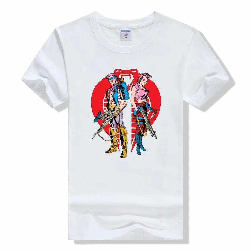 Gi Joe Cobra T-Shirt Cobra animal print tees funny vintage Short sleeved summer fashion casual t shirt