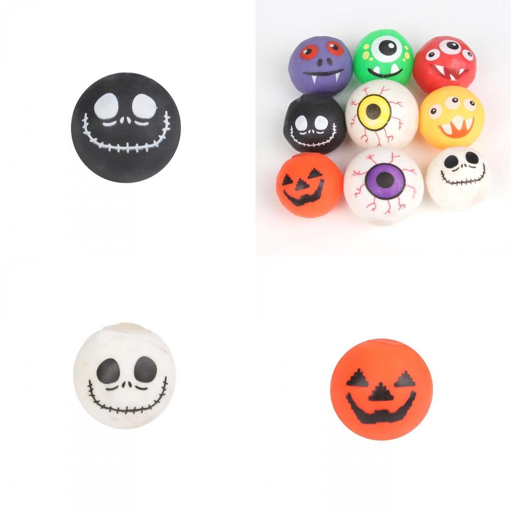 Halloween Pumpkin Squeeze Toy For Stress Relief Tpr Water Bead Ball