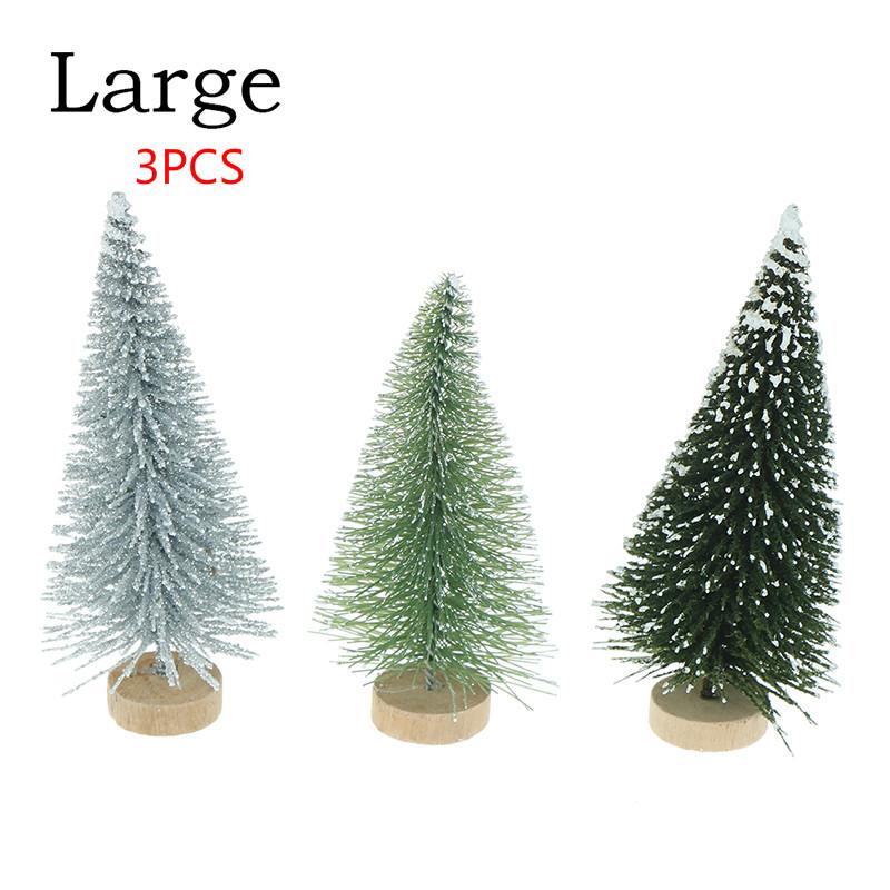 Hot DIY Mini Christmas Tree Small Pine Tree Placed In The Desktop Home Decor Christmas Party Decoration Kids Gifts For Home Xmas