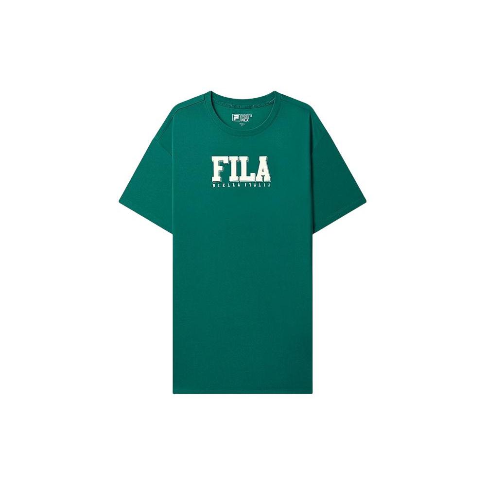 

New FILA Short Sleeved Dress Women s Cat s Eye Stone Green F51W429315ATQ M