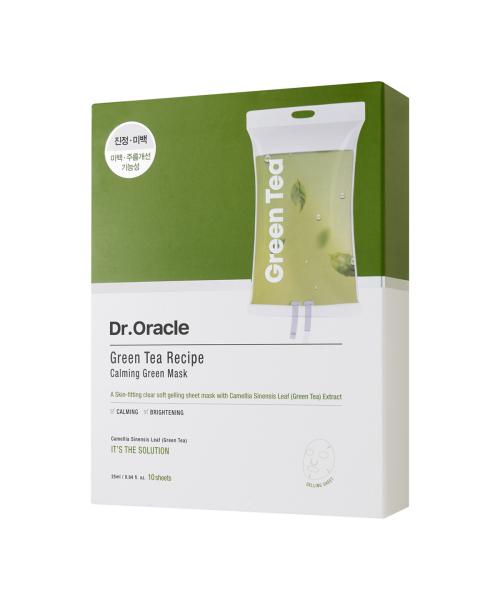 DR. Oracle Grüntee-Rezept Beruhigende Grüne Maske (10 Blatt/1 Schachtel)