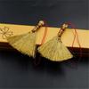 Handmade 'Ji' Character Broom Pendant - Dragon Boat Festival & Housewarming Gift Keychain