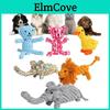 Adorable Cotton Rope Dog Toys Including Cute Yellow Duck Giraffe Moose For Chewing Dental Care And Fun Playtime Activities
