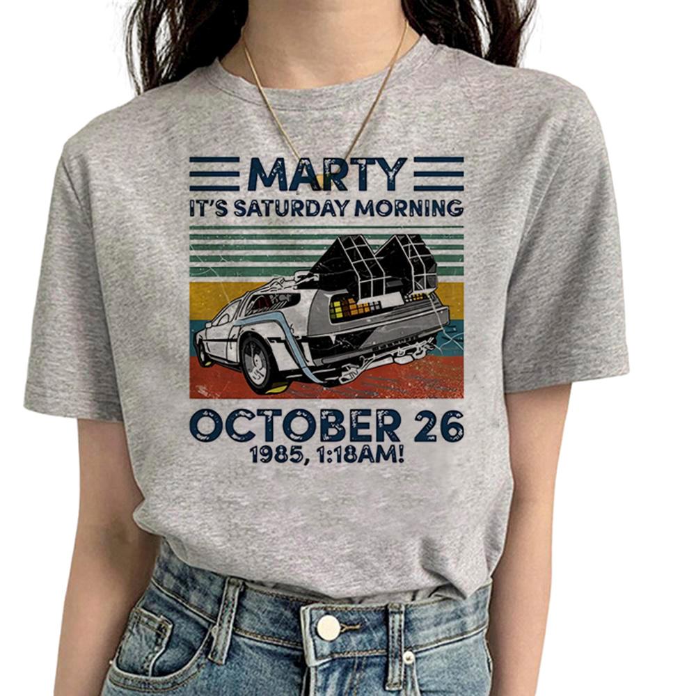Back to the Future tshirts Women summer graphic Tee feUnisex graphic comic harajuku clothes