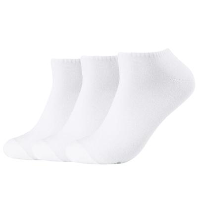 Skechers 3PPK Men Sneaker Socks, Unisex White Socks