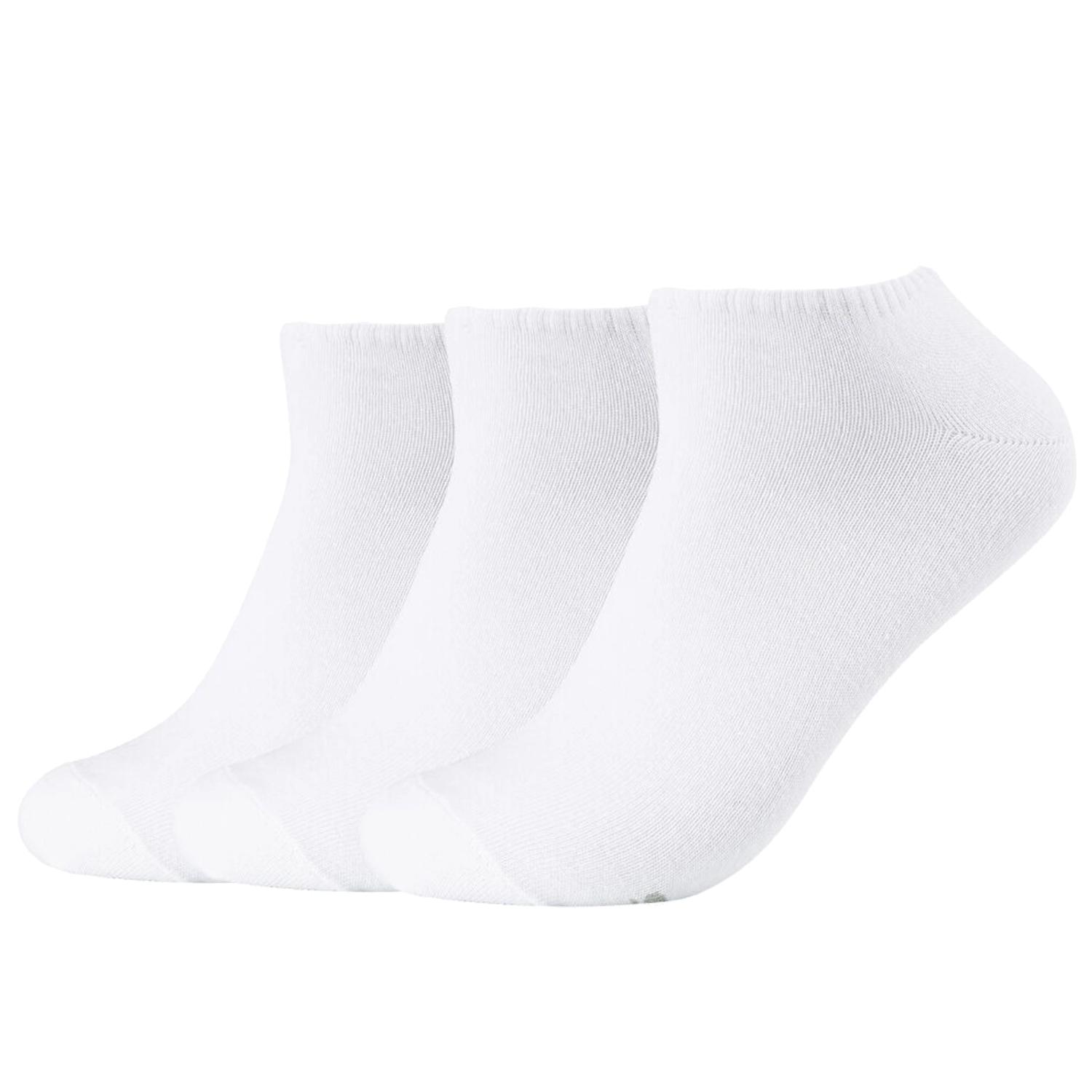 Skechers Meias masculinas 3PPK, meias brancas unissex 39-42 branco