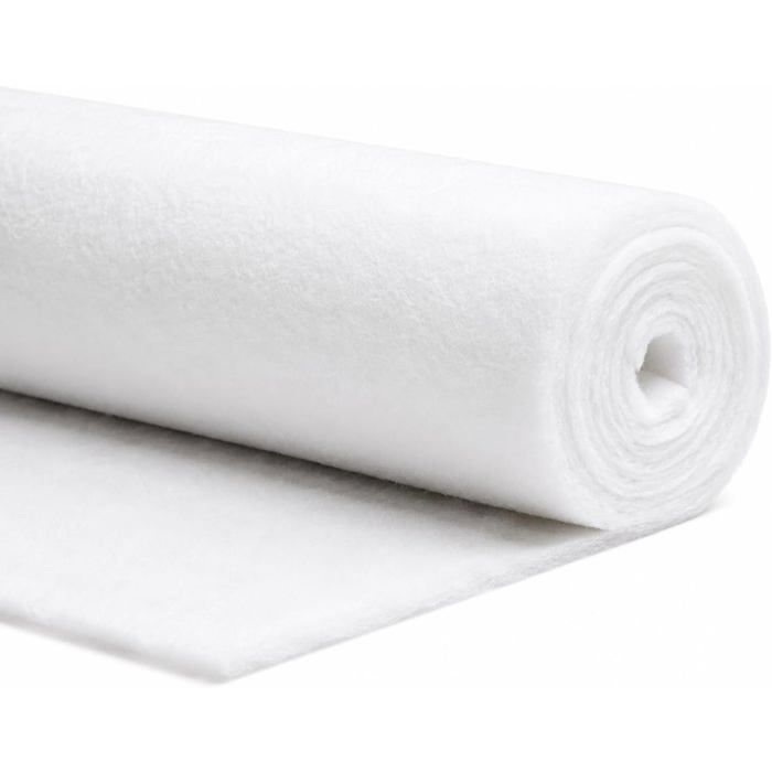 Ouate au Mètre 100g/m², 10cm de Large. 100% Polyester, Oeko-Tex, env 5 mm d'épaisseur