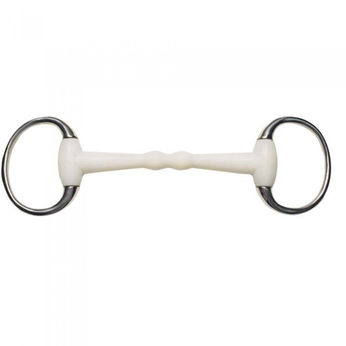 Korsteel Bridão Flexi Mullen Mouth Eggbutt 5in marfim