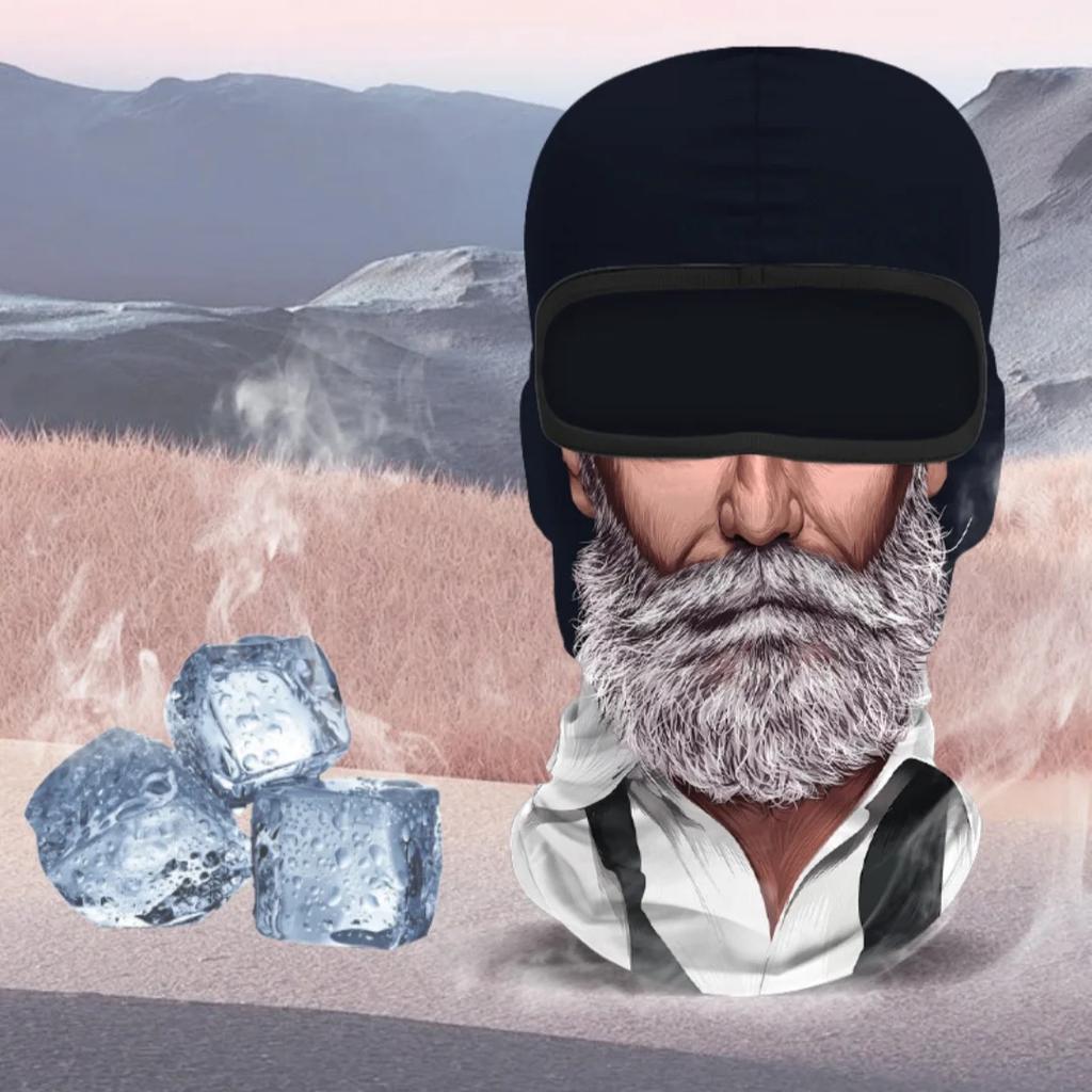 Cycling Mask Skull Quick-drying Sunscreen Balaclava Men's Motorcycle Elastic Helmet Lined Ghost Full Face Windproof Headgear