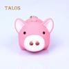 Cute Pig Style LED Light Sound Key Chain Keyring Car Bag Pendant Decoration Gift Suspension Trinket