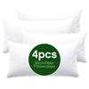 4 PCS Pillowcases Microfiber Pillowcases for Bedroom, Living Room Pillow Protector Cotton Pillowcases Bedroom Pocket