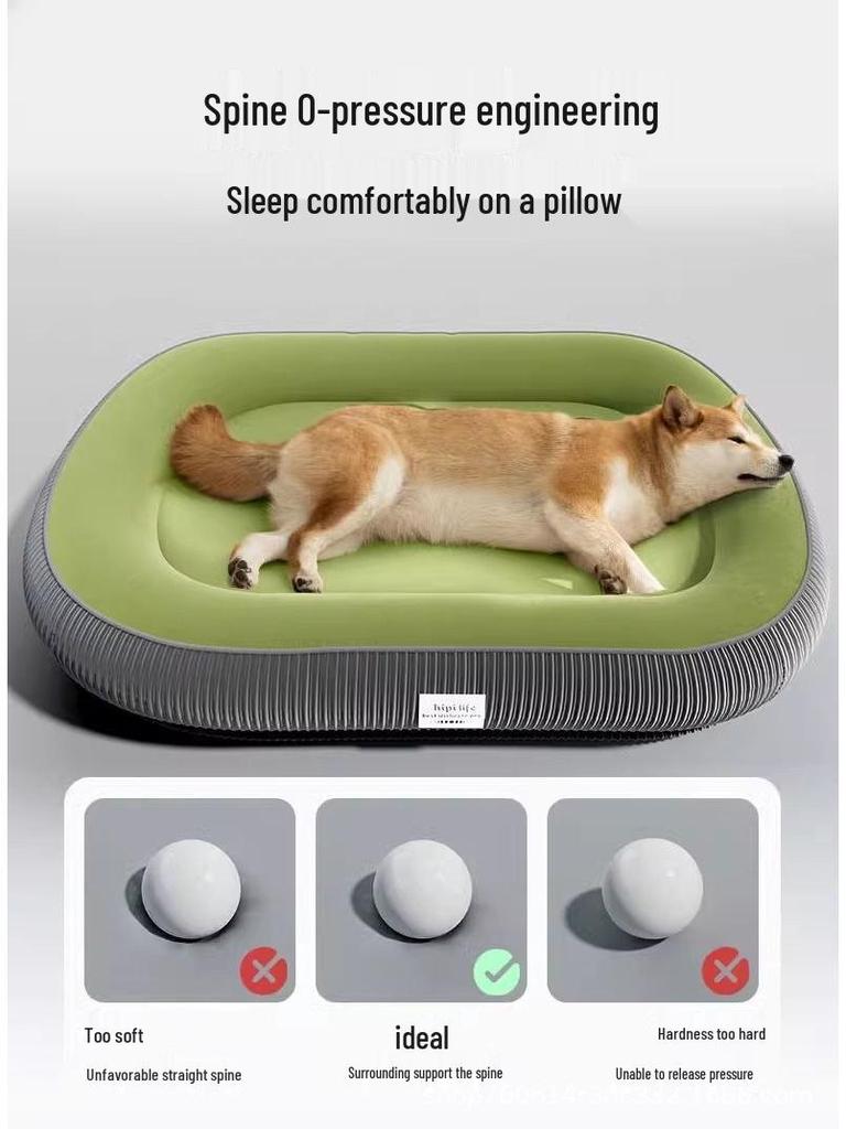 Cama Lavável Resistente a Rasgos para Cães e Gatos - Todas as Estações, Quente, para Animais de Estimação de Pequeno a Grande Porte