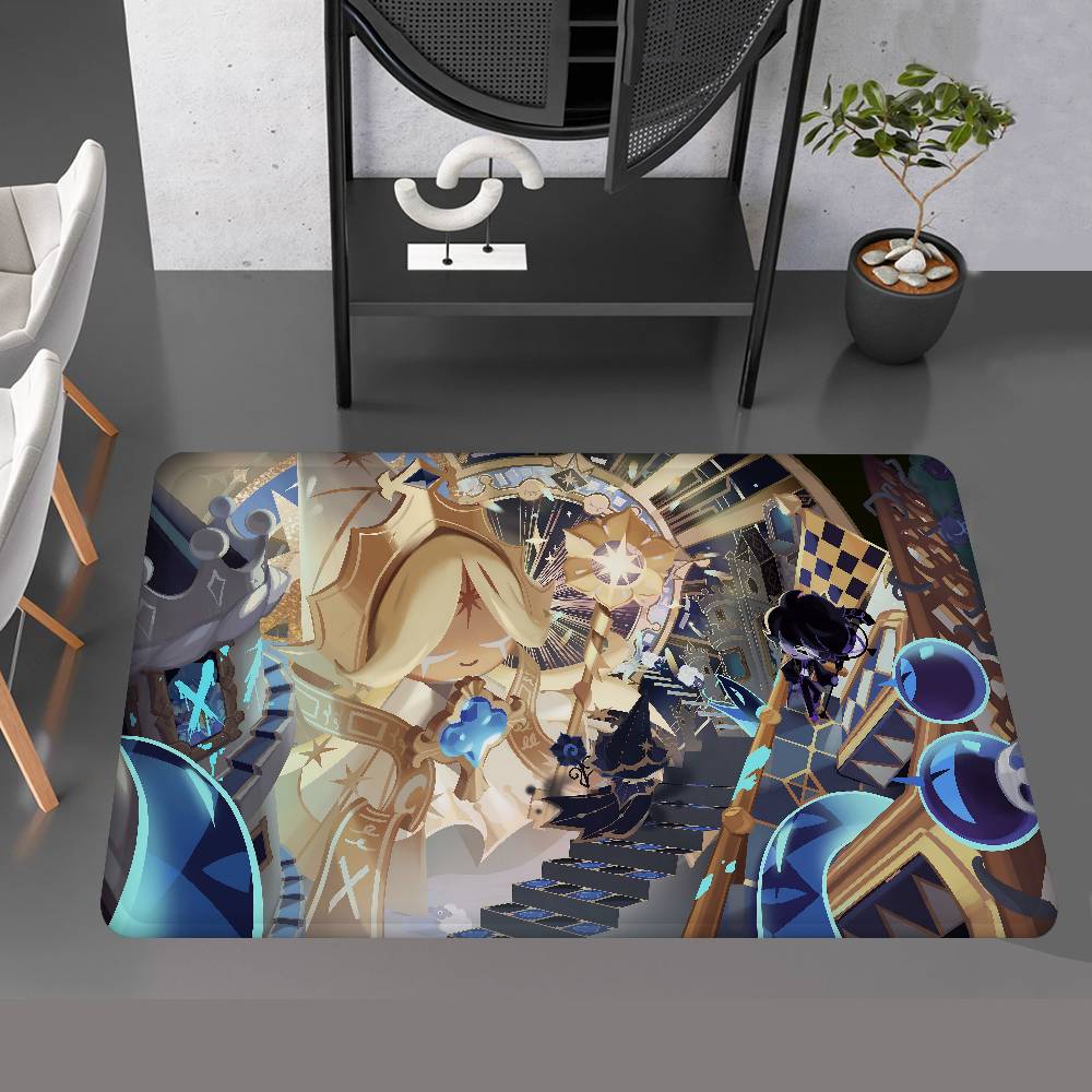 Mobile Game Cookie Run Kingdom Floor Mat INS Style Soft Bedroom Floor House Laundry Room Mat Anti-skid Household Carpets