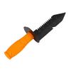 Heavy Duty Serrated Digger Metal Digging Shovel with Sheath Tape Measure Belt Mounted Gardening Accessories
