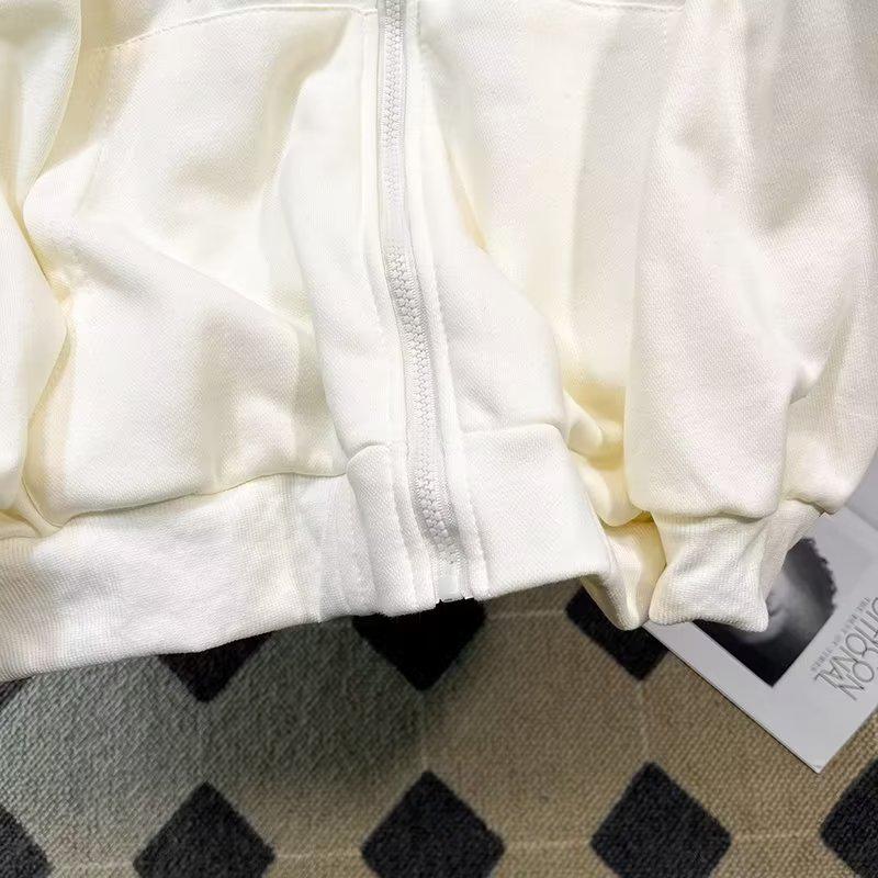 Unisex Amerikanischer Cardigan: Frühlings-/Herbst-Leichtgewichtiger Kapuzenpullover mit Reißverschluss