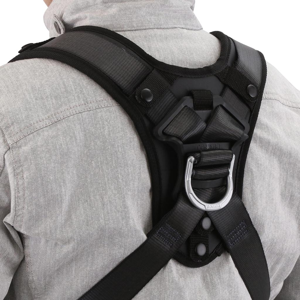TJM Design Tajima Bezpečnostní pás Celotělový postroj Kšandy Integrovaná ramenní a zádová podložka Měkký polštář, který se flexibilně přizpůsobí tělu Lze použít s obojím