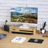 Monitor Riser Laptop PC Plinth Stand TV Computer Desktop Organiser W/ Drawer Bamboo