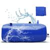 110L Wasserbehälter Sammlerfass Faltbar Tragbar PVC Wasserblase Tank mit Einlass und Auslass Große Kapazität Notwasserlagerungstankbeutel