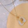 Simple Necklace Elephant Pendant Choker Fashion Gold Plated Chain  Women
