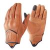 Harssidanzar Men's Leather Motorcycle Gloves with Touch Screen, Powersports Joint Protection Motorcycle Gloves GM028JP, Yellow, XL
