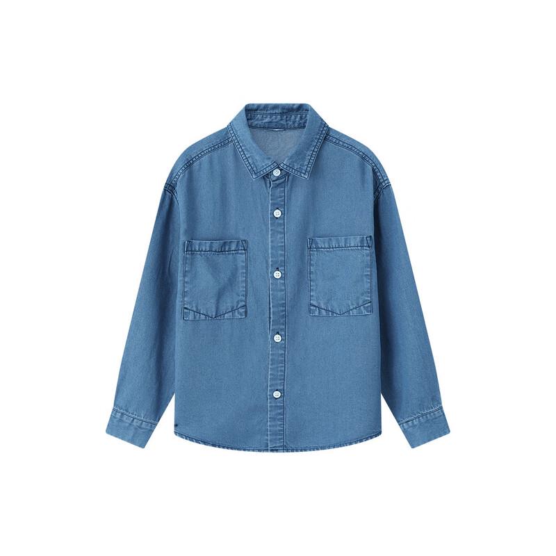 Boys' Tencel Denim Long-Sleeve Shirt