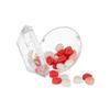 Pack of 10 Decorative Plastic Diamond Candy Container Durable Plastic Diamonds Candy Jars for Party Favors and Decors