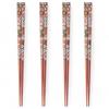 Chopsticks Set Acrylic Resin Natural Wood 23cm Dishwasher Safe Japanese