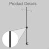 Aluminum Alloy Camping Lantern Holder with Detachable Hook, Lightweight, for Travel, Hiking,