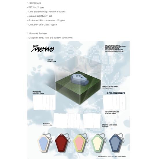 ITZY -?Motto CAKE CLICKER SCHLÜSSELANHÄNGER Version. -R 2026.05.18