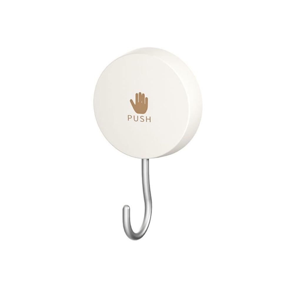 

2 шт. Пластиковый вращающийся крючок на присоске Водонепроницаемый настенный вешалка для одежды Стеклянная поверхность белый