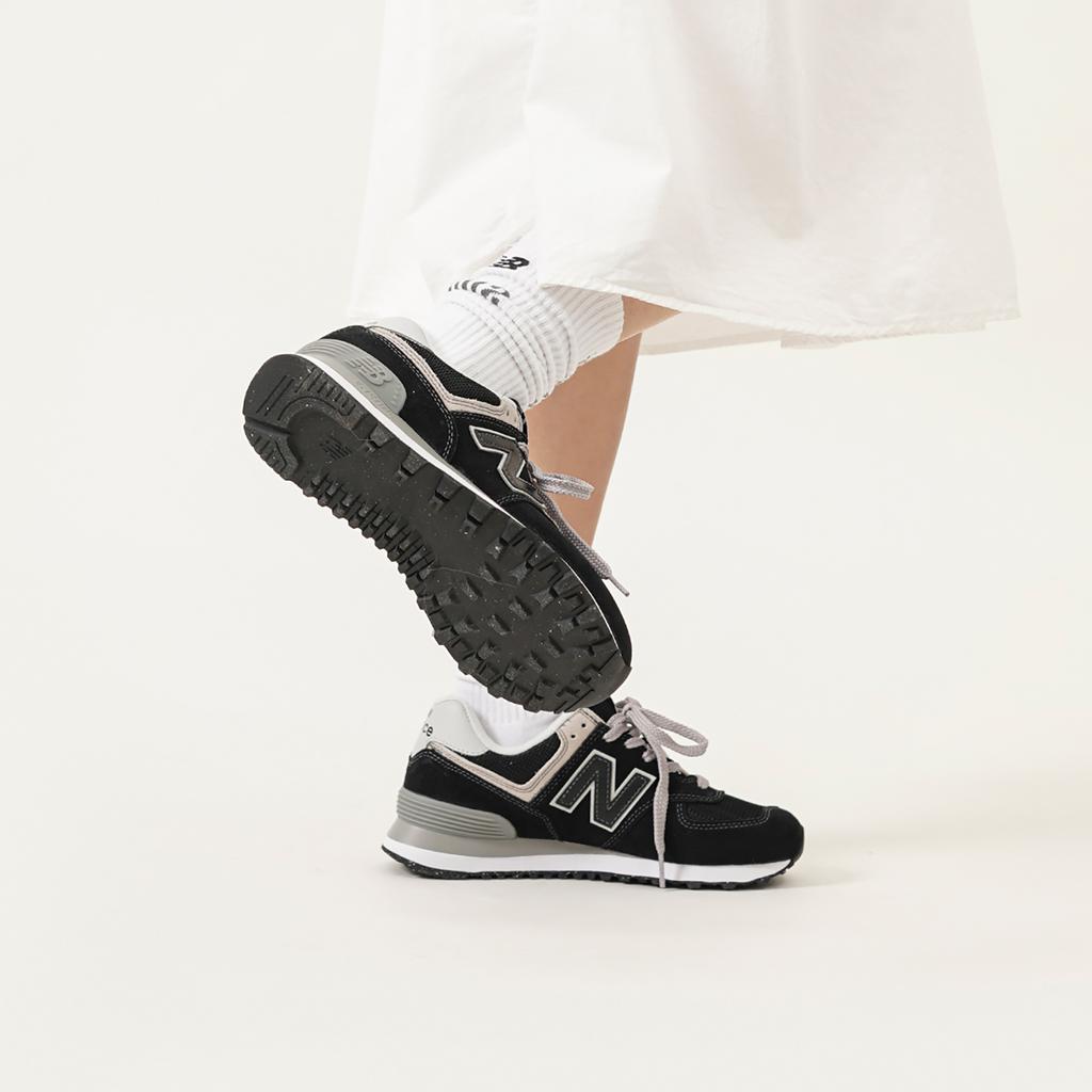 New New Balance 574 Black White ML574EVB