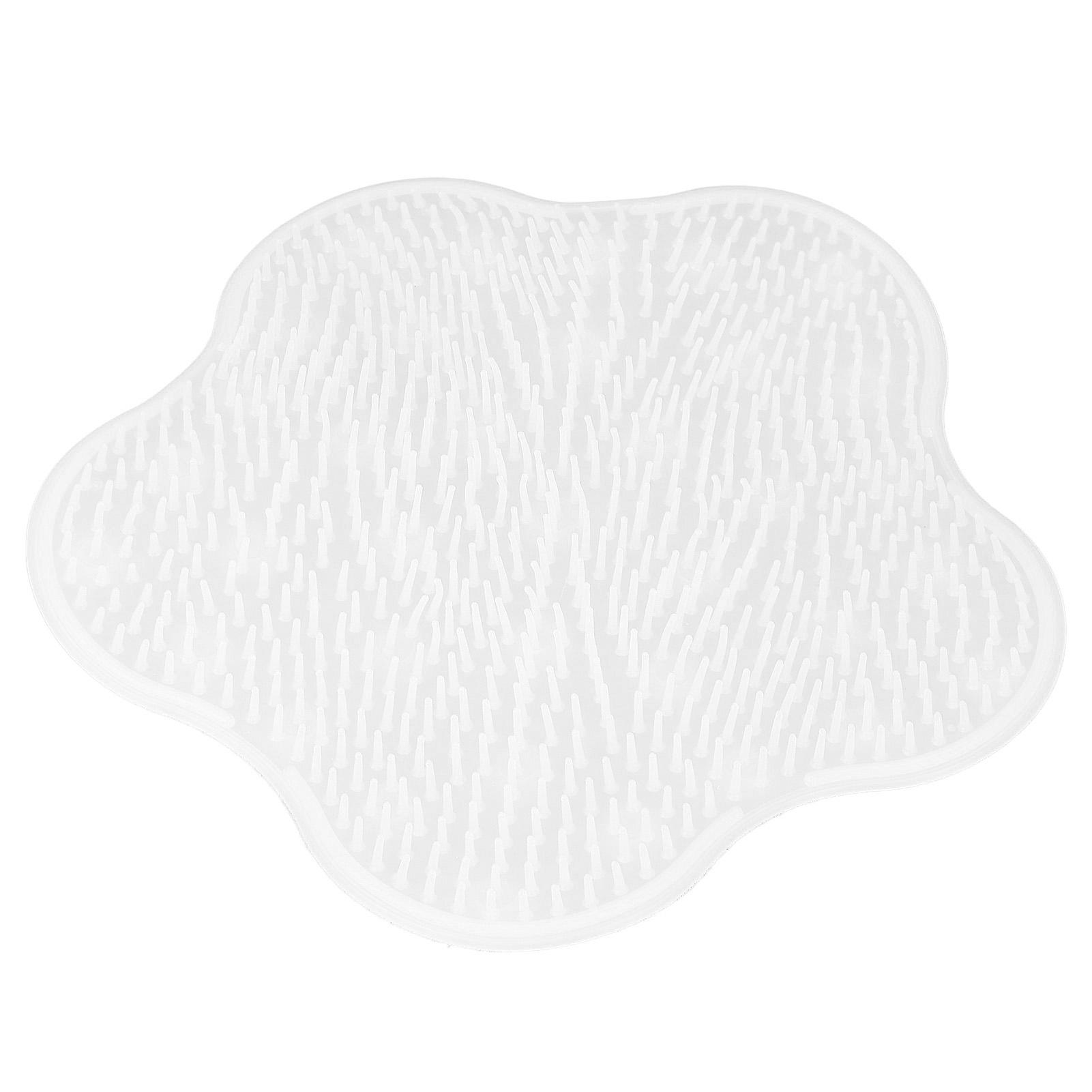 

Массажер для ног для ванной, удаляющий омертвевшую кожу, силиконовая щетка для ног для душа с присосками, белый белый