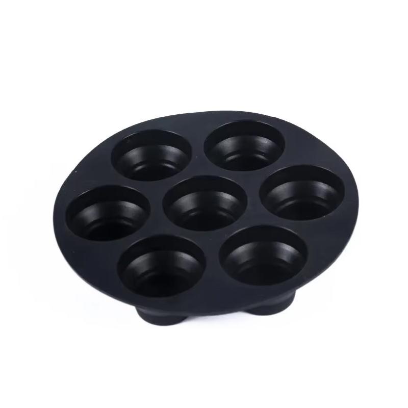 

Силиконовая форма для торта с 7 отверстиями Домашняя вечеринка Посуда для выпечки DIY Цилиндрическая форма Аксессуары для фритюрницы Инструменты для выпечки Формы для торта